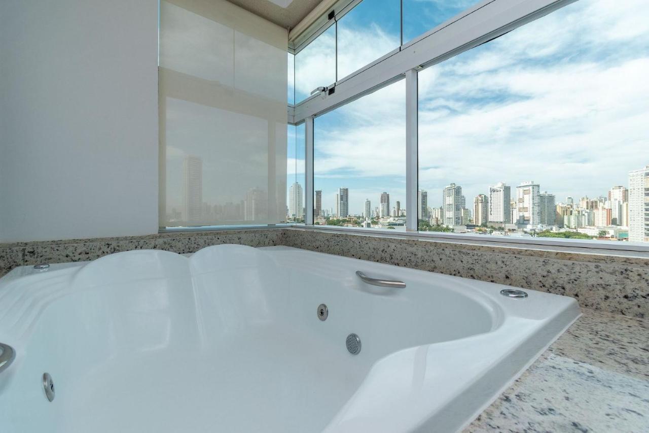 Apartamento De 1 Quarto Com Vista Para O Parque Vaca Brava E Com Jacuzzi No Setor Bueno - El1802 Гояния Экстерьер фото