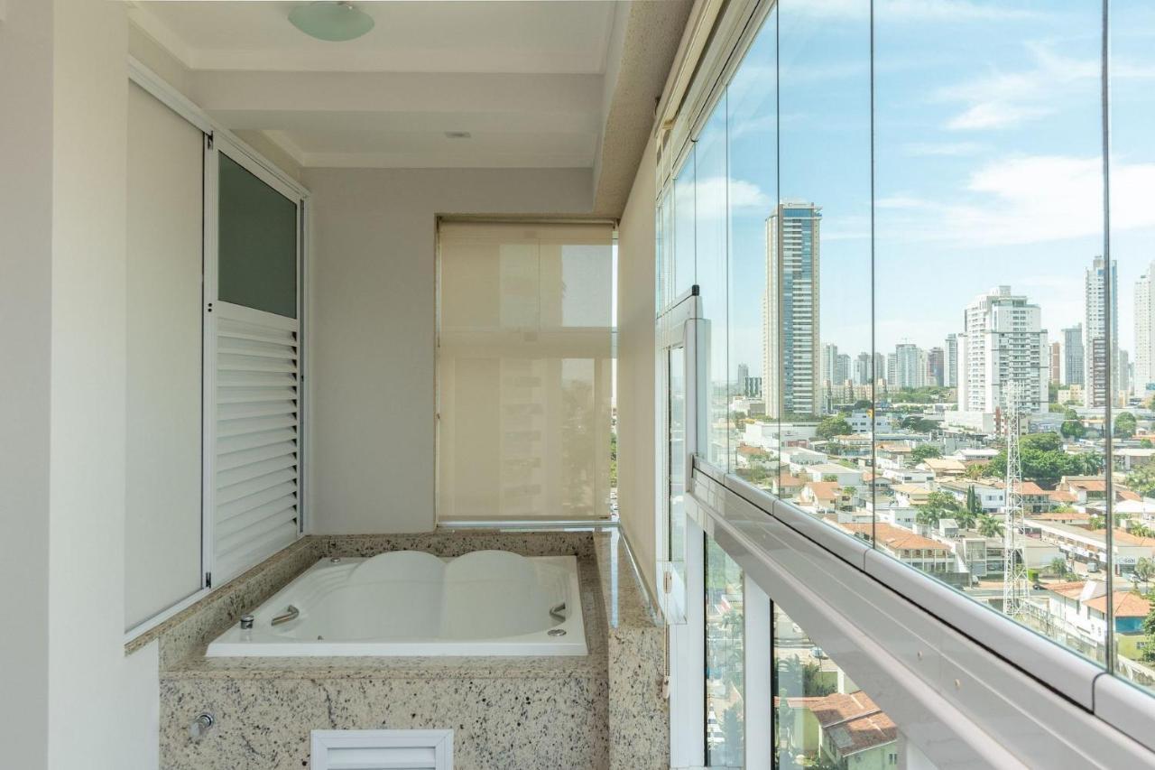 Apartamento De 1 Quarto Com Vista Para O Parque Vaca Brava E Com Jacuzzi No Setor Bueno - El1802 Гояния Экстерьер фото